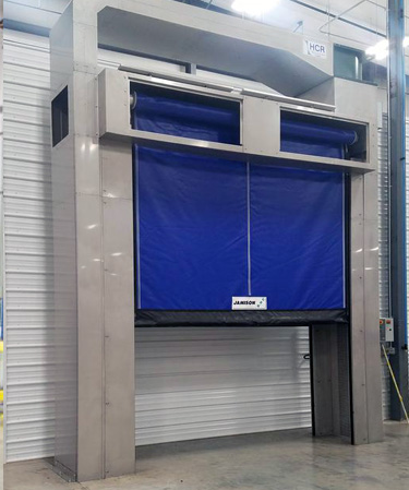 Hybrid Fabric & Steel Doors