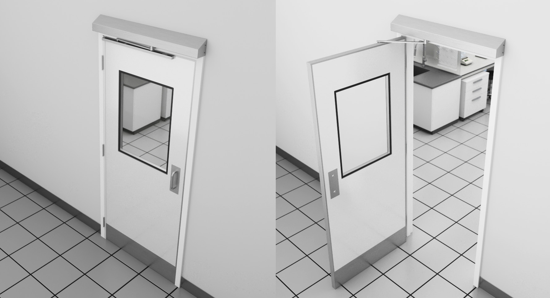 Swinging into Efficiency: The Benefits of Cleanroom Hinged Doors